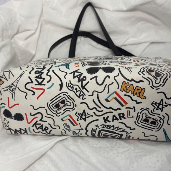 Karl Lagerfeld Large Colourful Tote - Picture 7 of 7